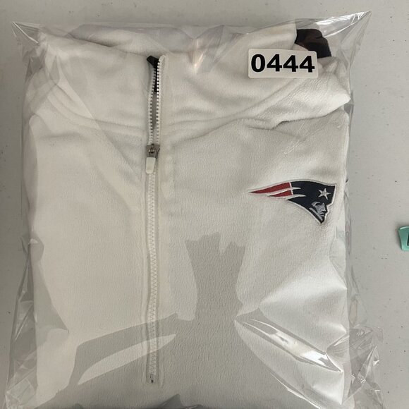 NFL Team Apparel Nike Dri-Fit New England Patriots Men M Sherpa Fleece 1/4 Zip - Picture 14 of 14